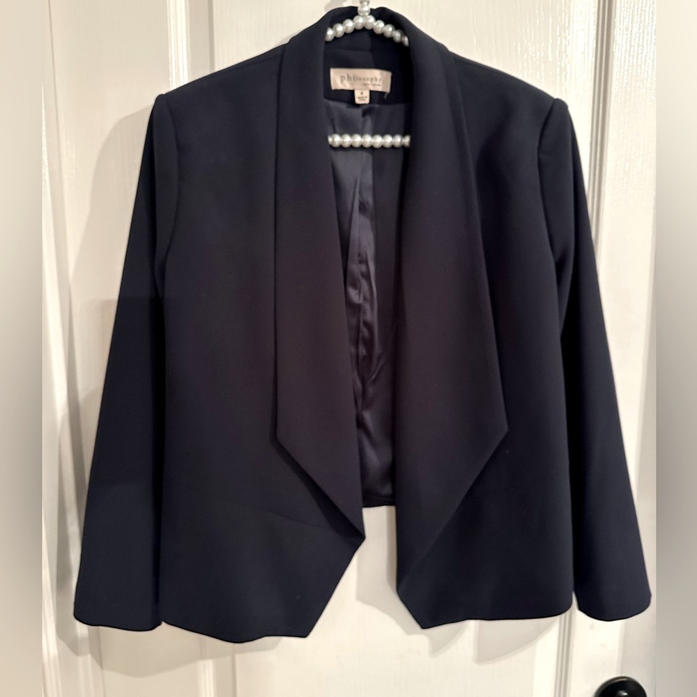 Philosophy Navy Blue Blazer - Size 6